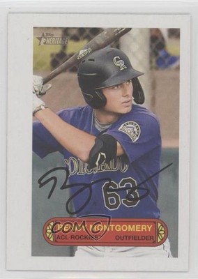 2022 Heritage Minor League Edition 1973 Topps Pin-Ups Benny Montgomery 15za
