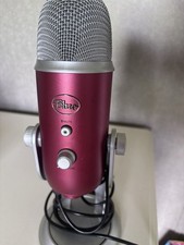 Blue Yeti Red USB Microphone - Freestanding Desktop Stand Form Factor