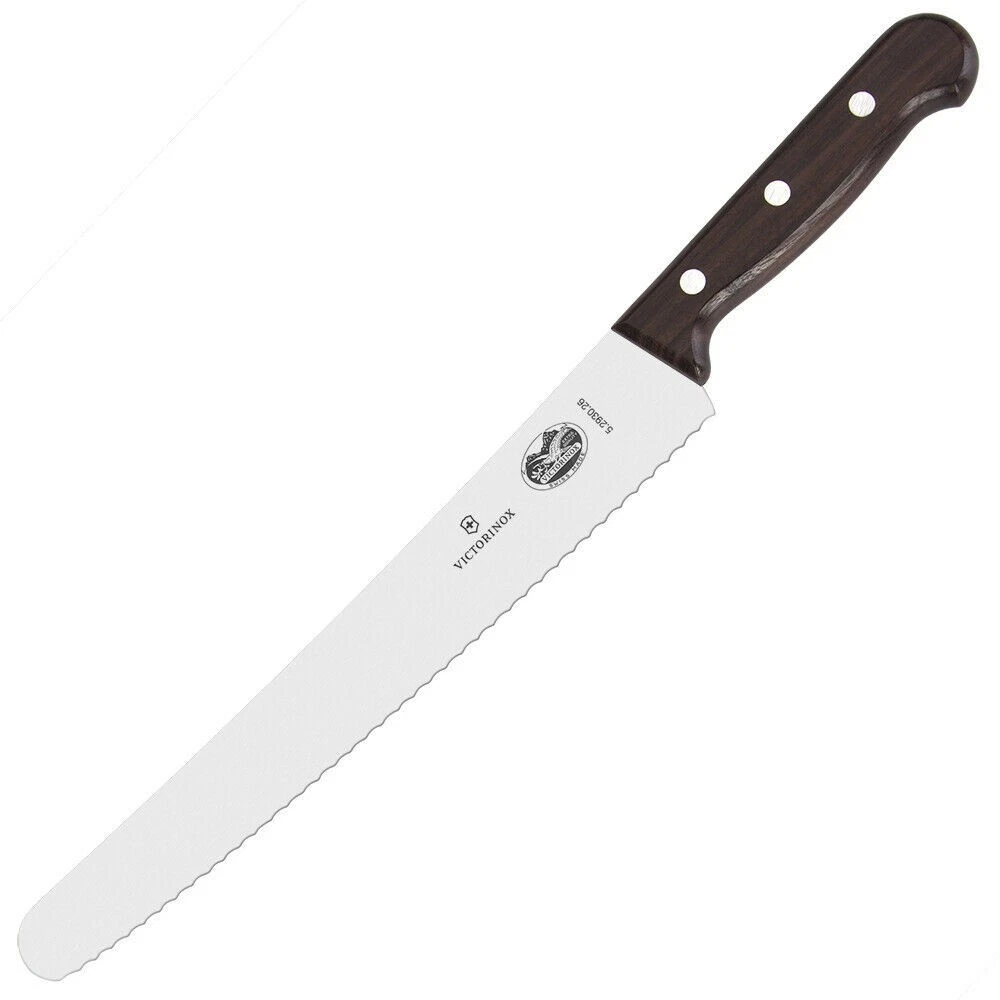 Victorinox Pastry Bread Wavy Edge 26cm Knife Rosewood Handle - 52930.26RADG
Opens in a new window or