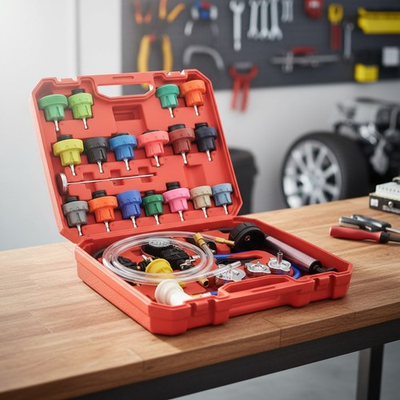 #ad #ad Comprehensive 28 Piece Coolant Vacuum Refill amp; Pressure Tester Kit for Mechanics $128.72