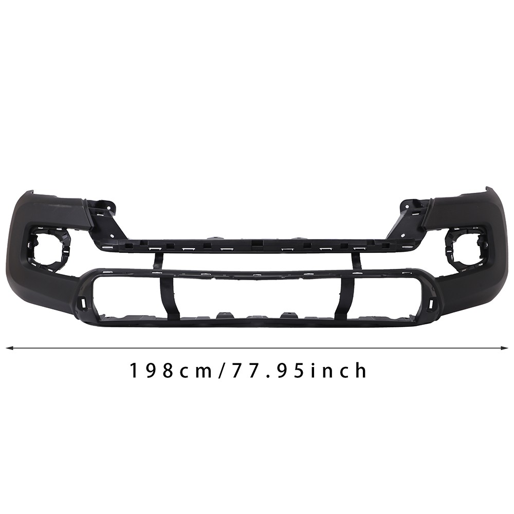 Front Bumper Cover Kit For 2016-2023 Toyota Tacoma With Bumper Valance