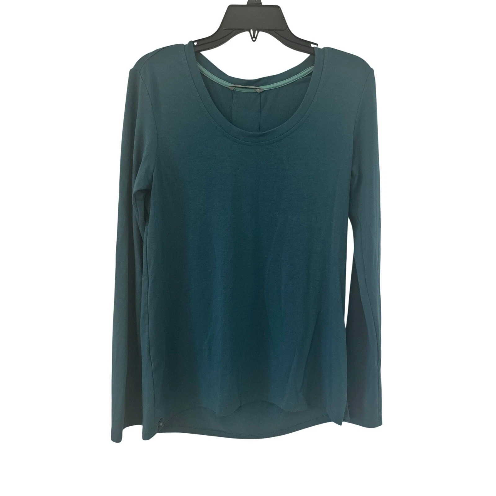 Free Fly Apparel Bamboo Everyday Flex Long Sleeve Shirt Medium Turquoise EUC