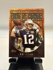 2004 Topps #RH-38 Tom Brady Ring Of Honor Super Bowl MVP New England Patriots 🔥