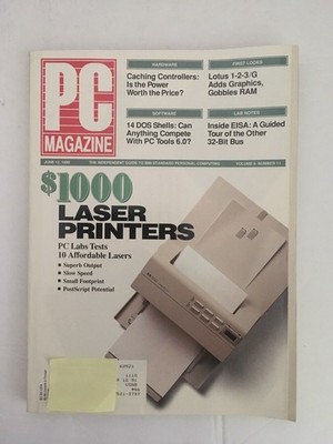 PC Magazine JUN 12, 1990 Vol. 9 No. 11 Back Issue COMPUTER Magazine PC Lab Tests