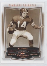 2008 Donruss Classics Legend Timeless Tributes Bronze 142/250 YA Tittle HOF 9ap