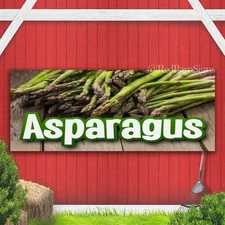 Asparagus Indoor Outdoor Banner Sign with grommets