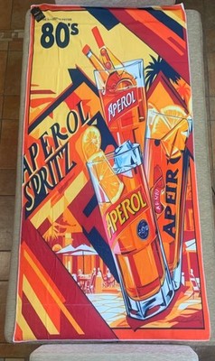 Mary G Beach Towel  , Aperol Spritz, Multicolor, NWT