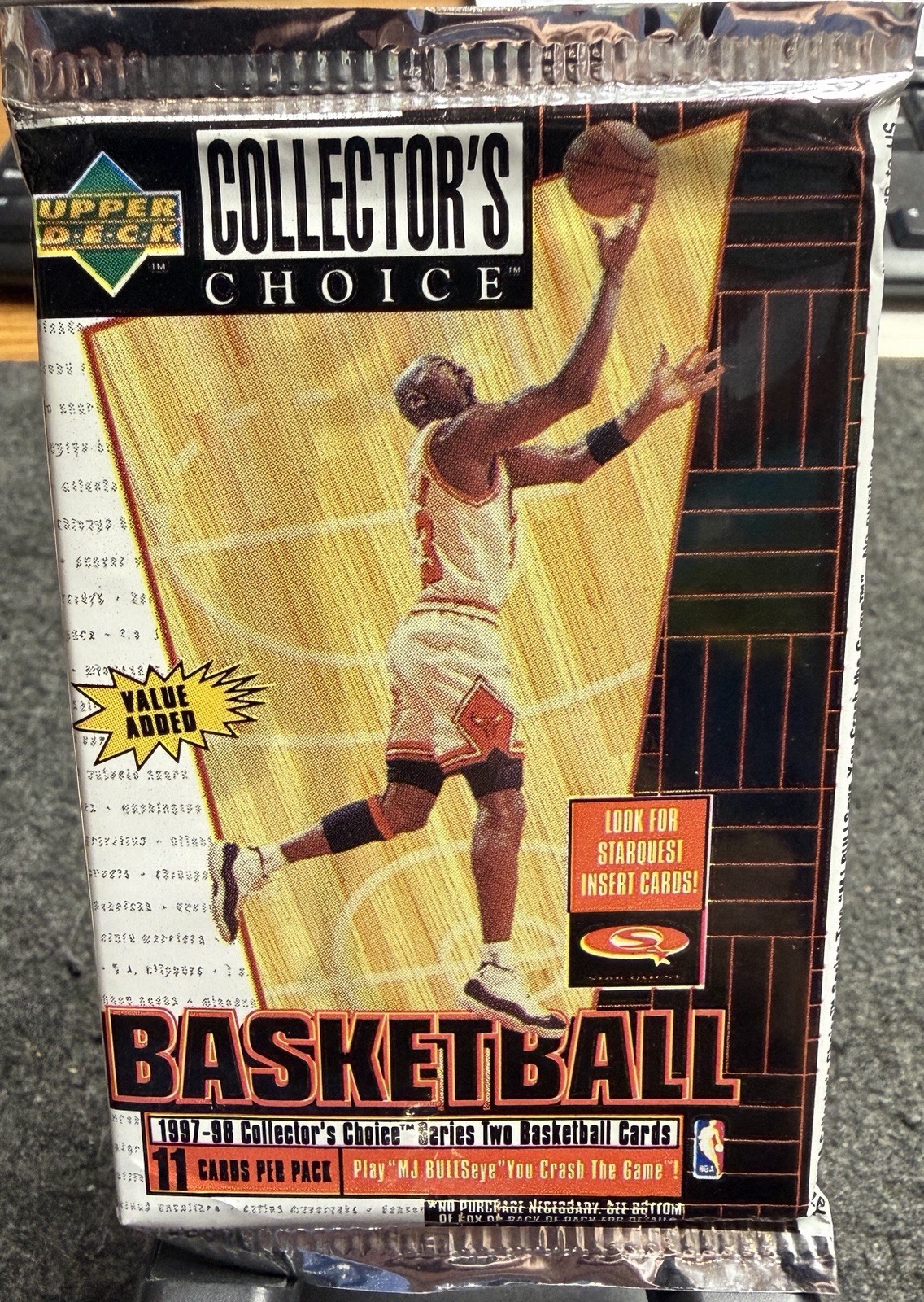 1997-98 Upper Deck Collectors Choice Series 2 Sealed Pack Starquest Kobe Jordan