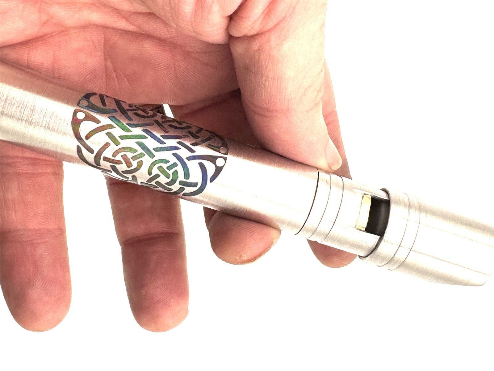 Signature Series Aluminum High C# Irish Tin Penny Whistle By Nick Metcalf Custom