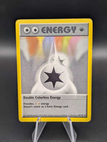 Double Colorless Energy — Base Set (1st Edition,Shadowless)