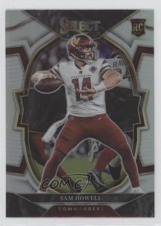2022 Panini Select Concourse Silver Prizm Sam Howell #76 Rookie RC 04ra