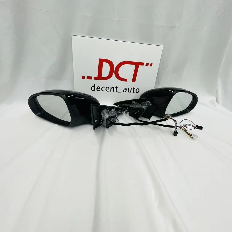 Car Rear View Mirror 2PCS for Mercedes Benz C class W206 C300 C200 W/BL Lights - Image 4 of 4