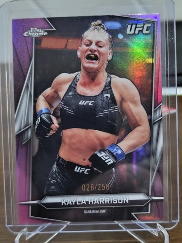 2026 TOPPS CHROME UFC KAYLA HARRISON REFRACTOR CARD SP/250