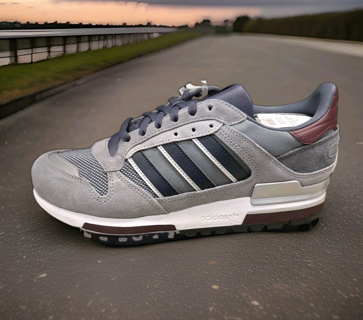 adidas ZX 600 Grey Maroon for Sale | Authenticity Guaranteed | eBay