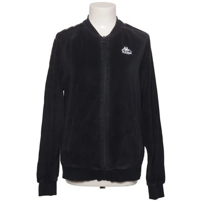 Kappa, Trainingsjacke, Damen, Größe: L, Schwarz/Weiß, Baumwolle/Polyester #lyF
