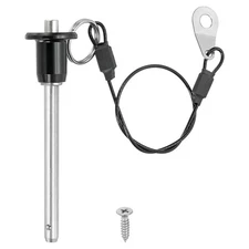 1/4"(6mm)x2.4"(60mm) 304 Stainless Steel Quick Release Pin Ball Locking Pin