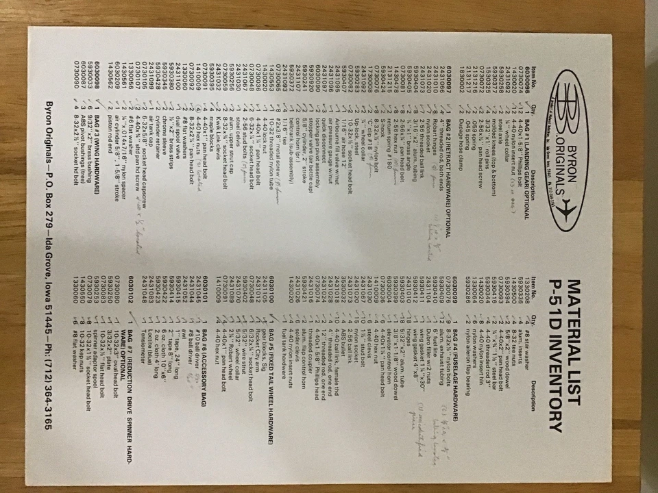 P51 Mustang 1/5 Scale Model Kit - Image 4 of 4