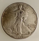 1943-D Walking Liberty Silver Half Dollar | Choice VF | Sharp Denver Strike