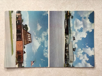#ad O847 Vintage Postcard Inter City National Bank And Trail National Bank Bradenton $5.99