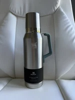 Stanley Forge Collection Thermal Bottle - 1.4 QT/1.3 L (Grey/Silver) NEW