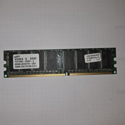 256MB DDR-333Mhz RAM PC2700U 184-pin DDR1 PC Arbeitsspeicher