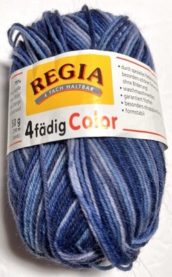 REGIA 4 COLOR SOCK YARN-1partialpk. # 5168. I combine shipping, see details.