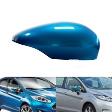 Rechts Blau Außenspiegel Kappen Spiegel Abdeckungen Für Ford Fiesta VI Van 08-17