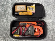 Klein Tools Electrical Tester Lot CL220 Clamp Meter ET40 RT210 NCVT-3P w/ Case