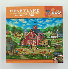 MasterPieces Heartland New Friends 550-Piece Cardboard Interlocking Puzzle 31681