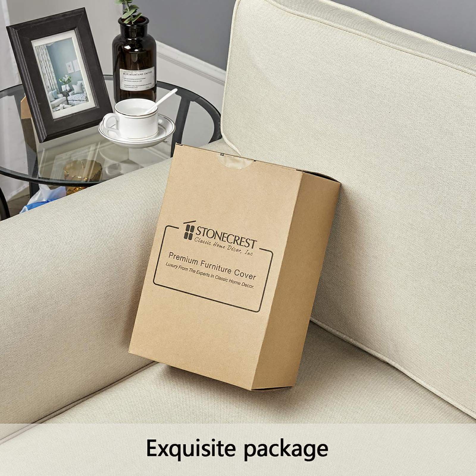STONECREST Recliner Chair Cover Waterproof - Microsuede Recliner Slipcover fo...