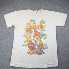 Vintage Walt Disney World Sleep Shirt One Size Snow White Seven Dwarves Grumpy