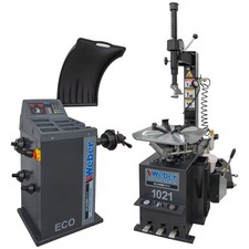 Weber Reifenmontiermaschine 1021 Wuchtmaschine ECO Auswuchtmaschine Reifendienst