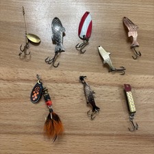 Lot Of Eight (8) Trout Spinners Including Phoebe, Mepps, Etc.
