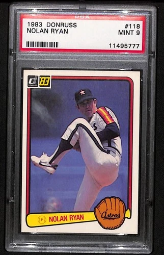1983 Donruss - Nolan Ryan #118 PSA 9