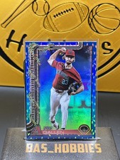 2025 Topps Holiday Baseball - Zac Gallen #H131 Blue Metallic Holiday Lights