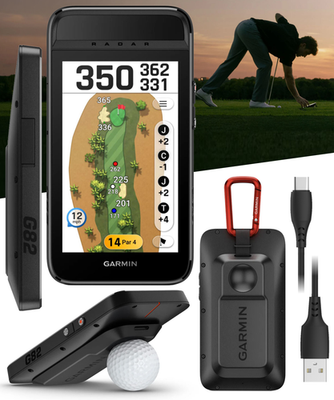 Garmin Approach G82 Launch Monitor and Premium GPS Golf Handheld