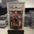 Panini 2024 Donruss Optic Light It Up Drake Maye #7 Rookie PSA 9 Patriots