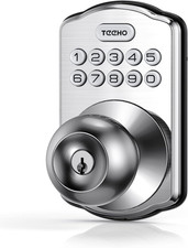 TEEHO Keyless Entry Electronic Door Locks with Keypads - Deadbolt Smart Lock - K