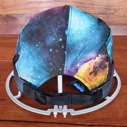 KAVU Hat Cap Strap Men Back Medium Galaxy Space Print Multicolor Outdoors USA - Picture 4 of 6