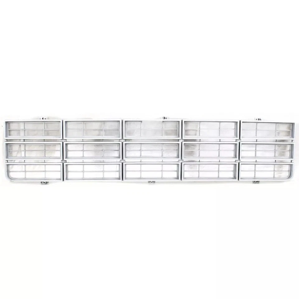 New For Chevrolet C10 C20 C30 K10 K20 K30 1977-1980 Grille Silver Plastic - Image 4 of 4