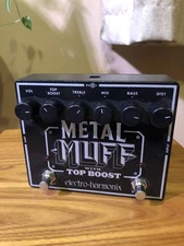 Electro-Harmonix Metal Muff with top boost pedal