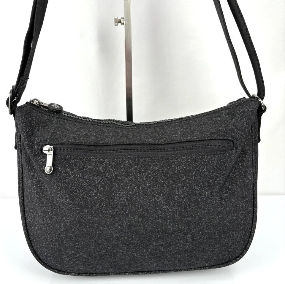 Kipling 'Zaina' Medium Shoulder/Crossbody Bag - Glitter Noir - Excellent Cond. - Image 4 of 4