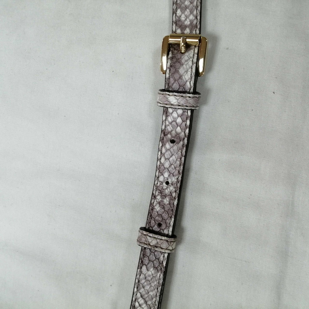 Shoulder Bag Michael Kors Model Gray Python Patte… - image 11