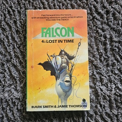 FALCON Adventure Role Playing Gamebook 4 Lost in Time Sphere 1st Ed 1985 Book