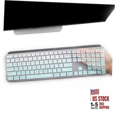 Keyboard Cover for Logitech MX Keys S/MX Keys Advanced Illuminated MintGreen