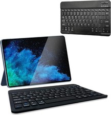 Ultra-Slim Bluetooth Keyboard   Rechargeable for iPad, iPhone, Android  Laptop