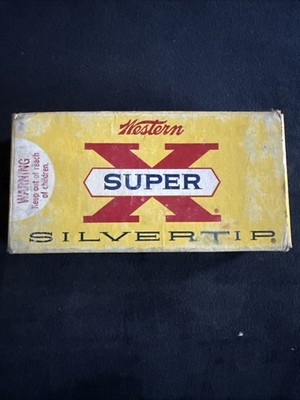 Vtg. Western Super X Winchester Shot Shell Ammo Empty Box 30/30 w/Insert Empty