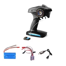 2.4G 3CH RC Transmitter+Receiver+30A ESC+Battery+Charging Cable for WPL RC Car z