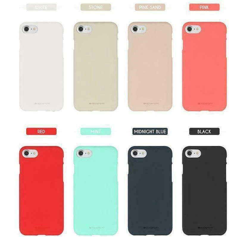 Funda de silicona mate a prueba de golpes para Samsung Galaxy S6 Mercury Goospery sensación suave Foto 2 de 4