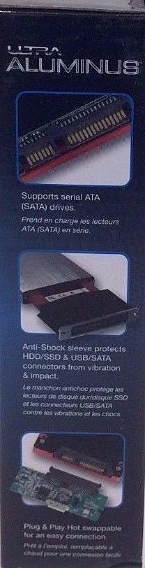 Ultra - U12-43835 - 2.5" SATA HDD/SSD Aluminum Enclosure USB 3.0 - Silver - Image 2 of 4